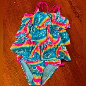 Girls Sz 16 2 piece swim suit